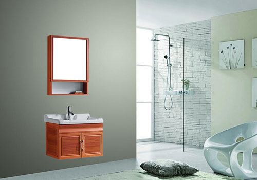 衛(wèi)生間吊式掛式全鋁浴室柜圖片